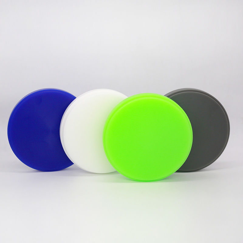 Blue Green White Grey Dental Wax Disc Block cho các đệm và vương miện chính xác và ổn định