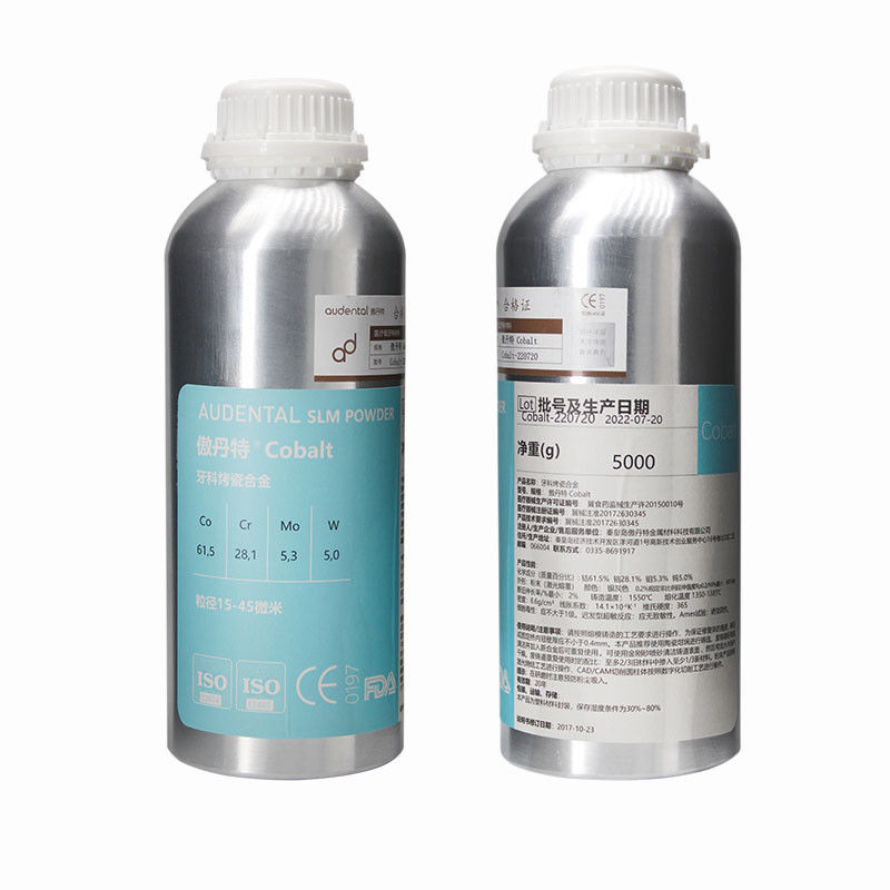 Hình in 3D laser chọn lọc nha khoa Cobalt SLM Bột an toàn Tiêu chuẩn GB / T 18830-2009