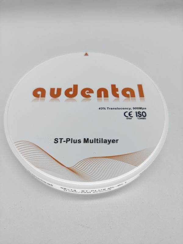 Mượt Vita 16 ST-Plus Multilayer Zirconia Block 900Mpa Sức mạnh 12 14 16 18 20 22 25mm Vòng đĩa