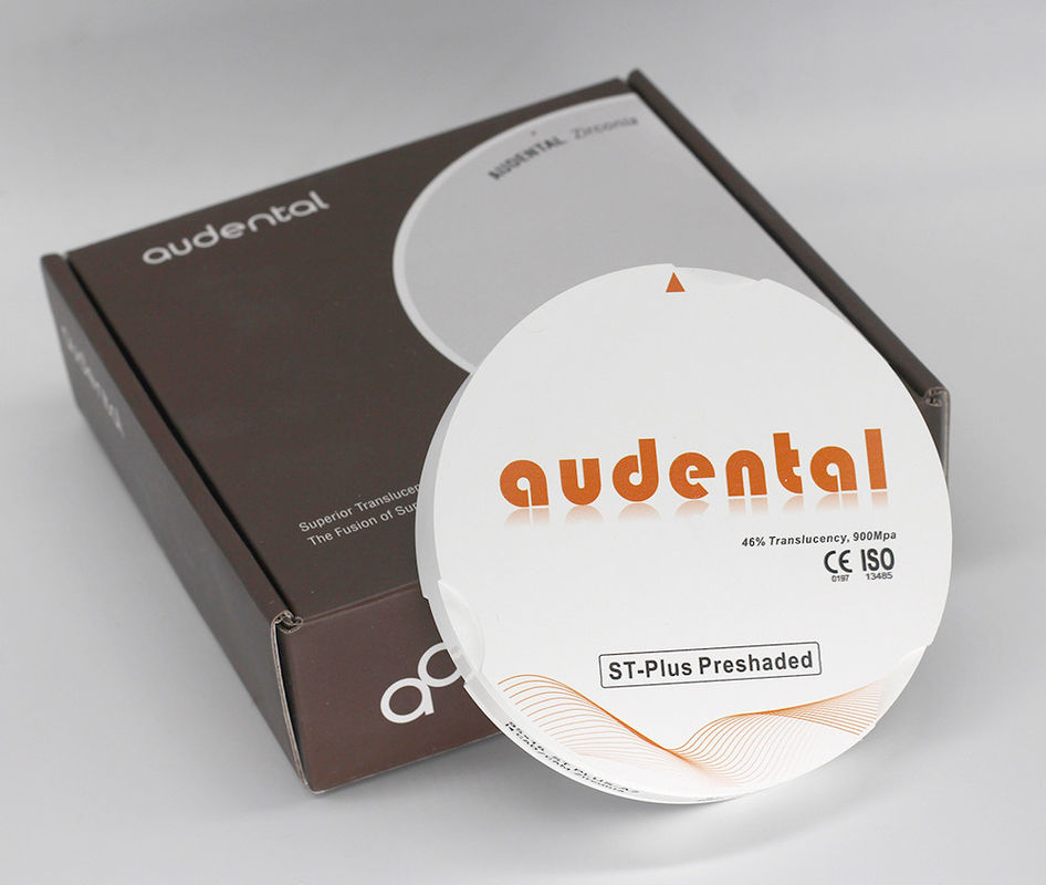 Đĩa tròn râm Vita 16 ST-Plus Zirconia Block với độ mờ 46% và độ bền 900Mpa