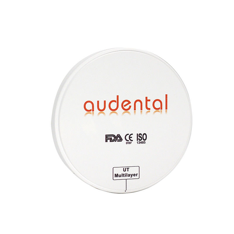 12-25mm dày nhiều lớp Zirconia khối với sức mạnh 600Mpa UT ML Yttria ổn định Zirconia