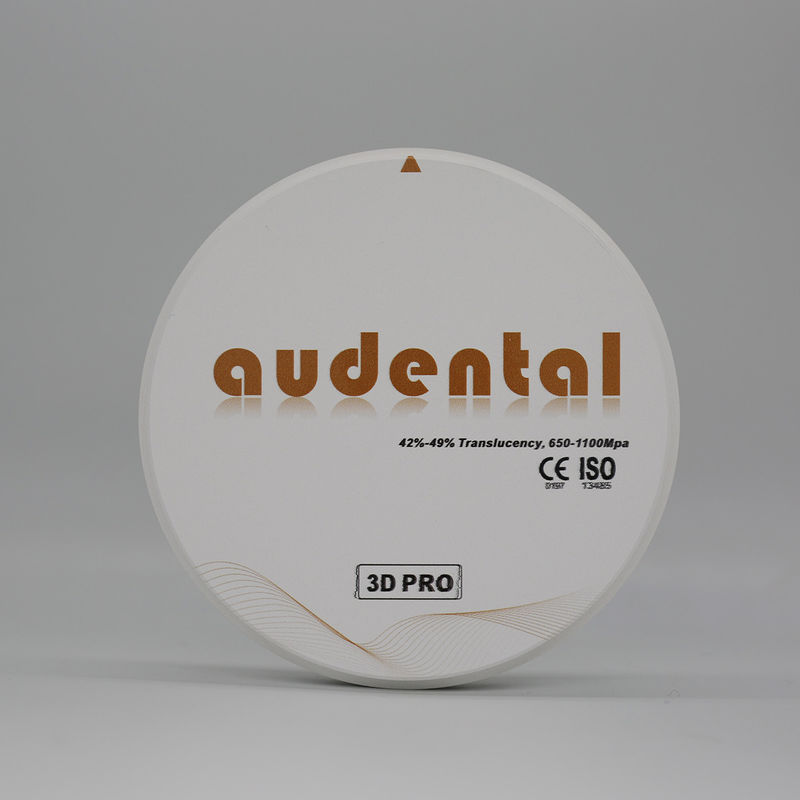 Mật độ cao Zirconia gốm mật độ răng sau khi xát 6.0g / cm3 Hạt phóng xạ 0.1Bq / g