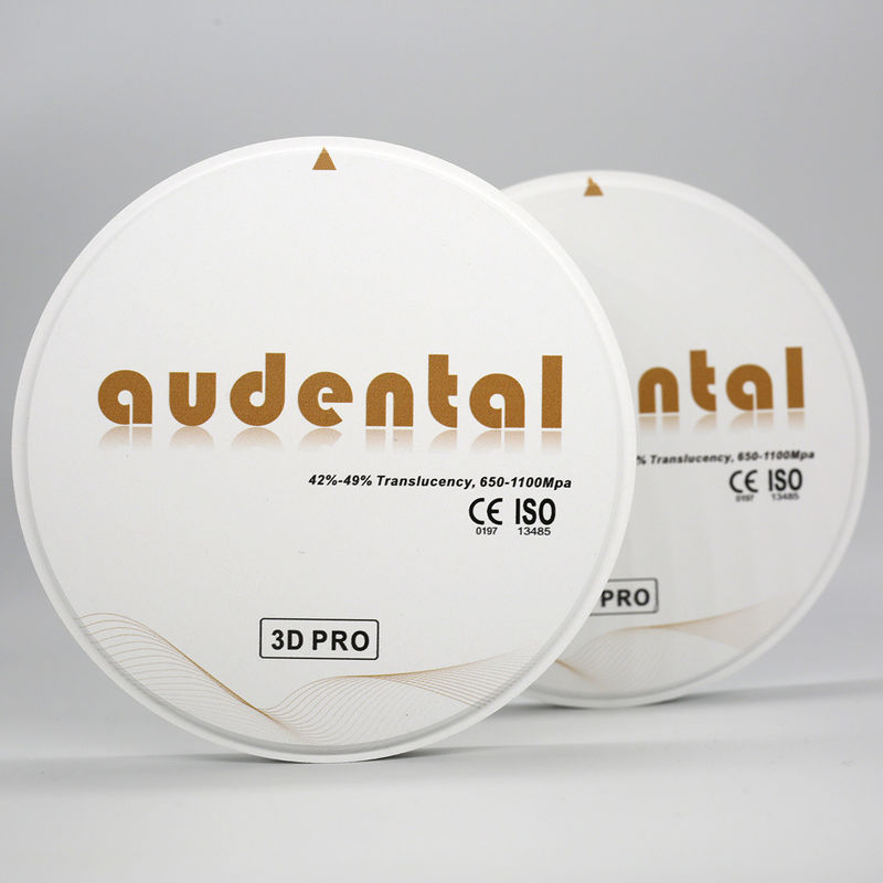 650-1100Mpa Dental Zirconia Block Vita16 Bleach4 Màu có sẵn