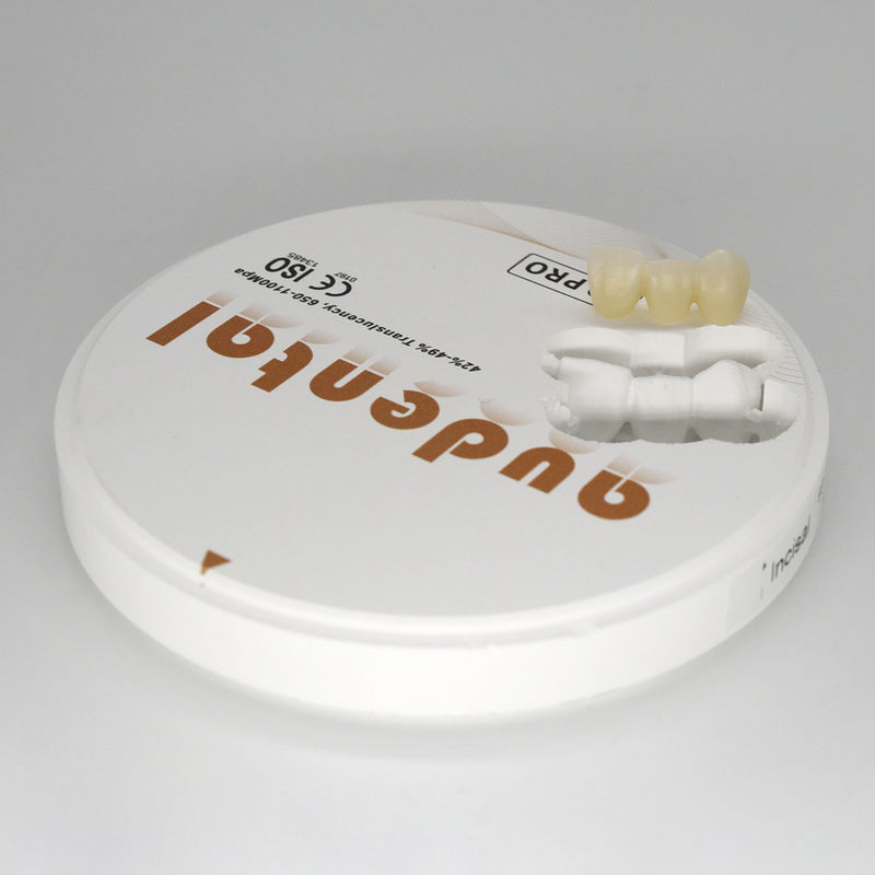 650-1100Mpa Dental Zirconia Block Vita16 Bleach4 Màu có sẵn