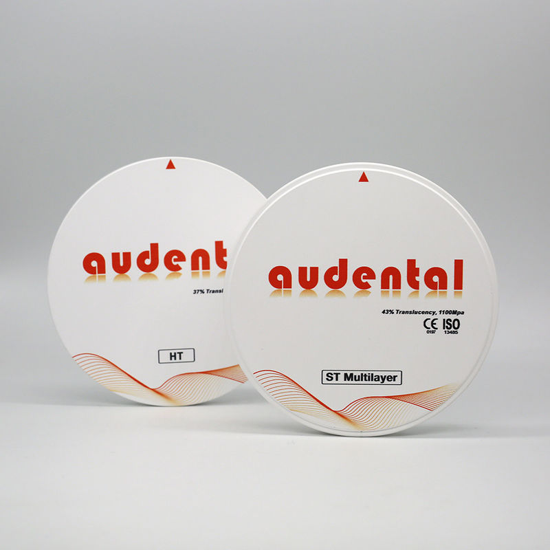 bề mặt mịn Vita 16 Zirconia khối đĩa tròn cho thẩm mỹ tối ưu và độ bền Độ dày 12mm