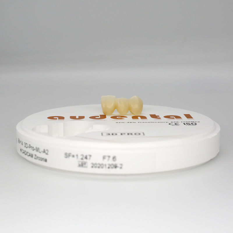 3D Pro Chất tiêu thụ máy móc vật liệu nha khoa Zirconia Disc Block với lợi thế đa lớp