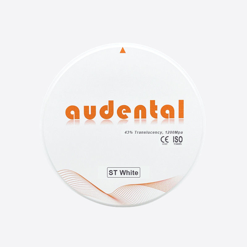 Đen tự nhiên Zirconia khối 1200Mpa Sức mạnh 43% Tấm xuyên suốt Có sẵn trong 16 màu sắc