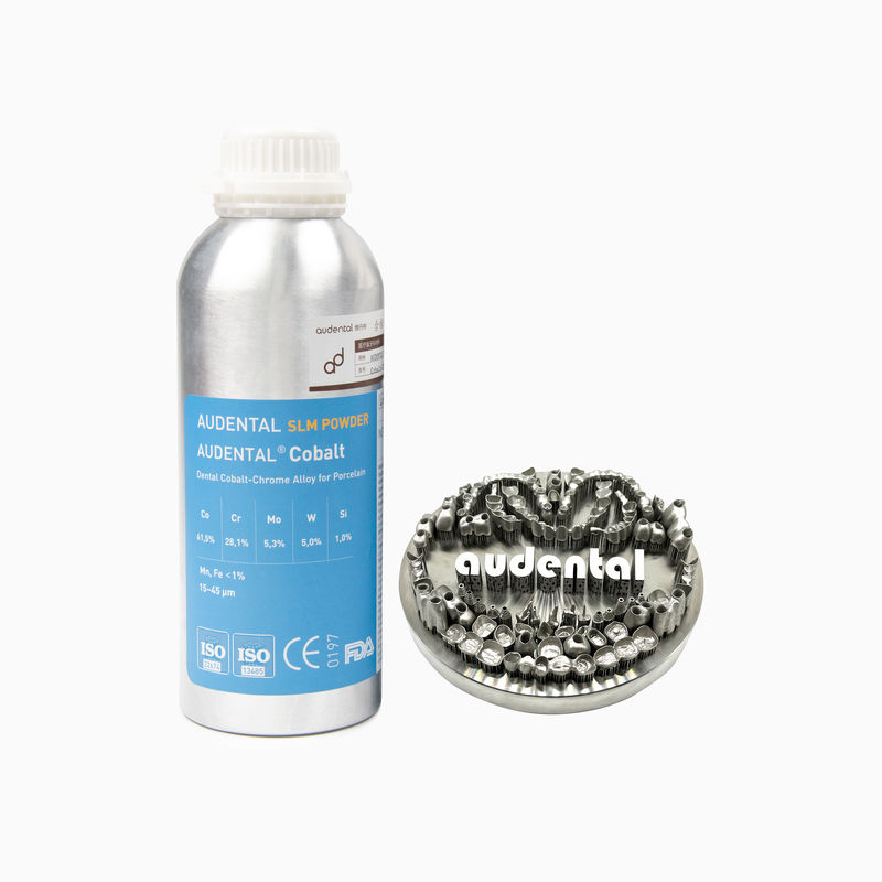 Bột CoCr Cobalt Chromium SLM chuyên nghiệp cho in kim loại 3D nha khoa của khung và vòm một phần