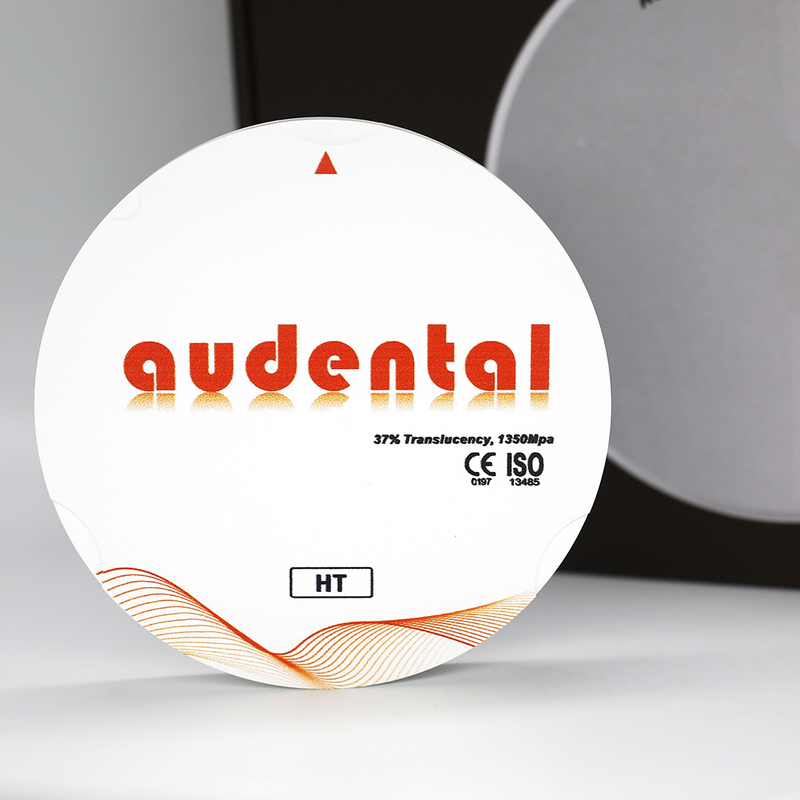 Khối Zirconia Audental HT/DHT Trắng 98mm Giá xuất xưởng Hệ thống CAD CAM Phòng thí nghiệm nha khoa Vật tư tiêu hao nha khoa Zirconia