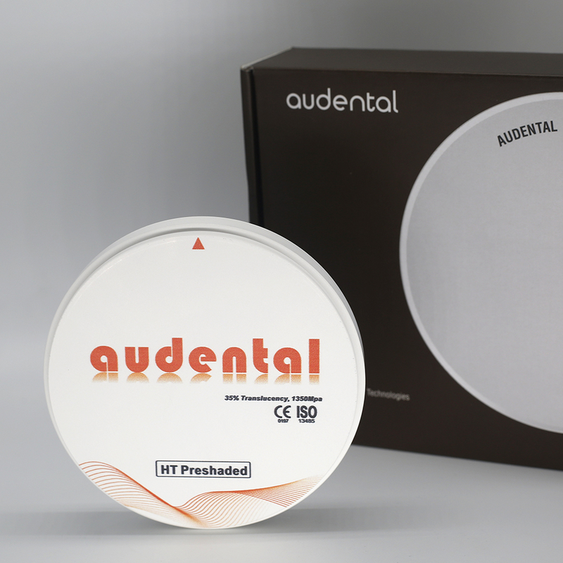 Audental HT/DHT Trắng 16 Màu Chất lỏng Khối Zirconia Phòng thí nghiệm nha khoa CAD CAM Hệ thống Giá xuất xưởng Vật tư tiêu hao nha khoa Zirconia