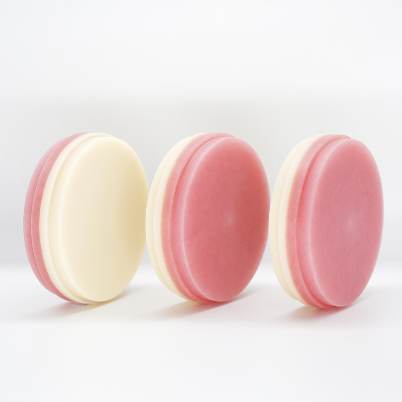 Dental Lab Milling Material Pink-A2 PMMA Block for Full Dentures 98mm/95mm Size and Shape