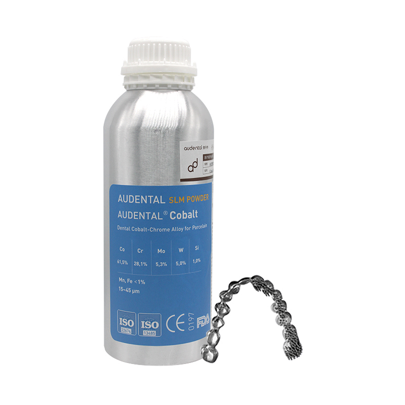 Bột Audental CoCr SLM Hợp kim Cobalt-Chromium độ tinh khiết cao dùng cho in 3D kim loại và thiêu kết laser trong nha khoa