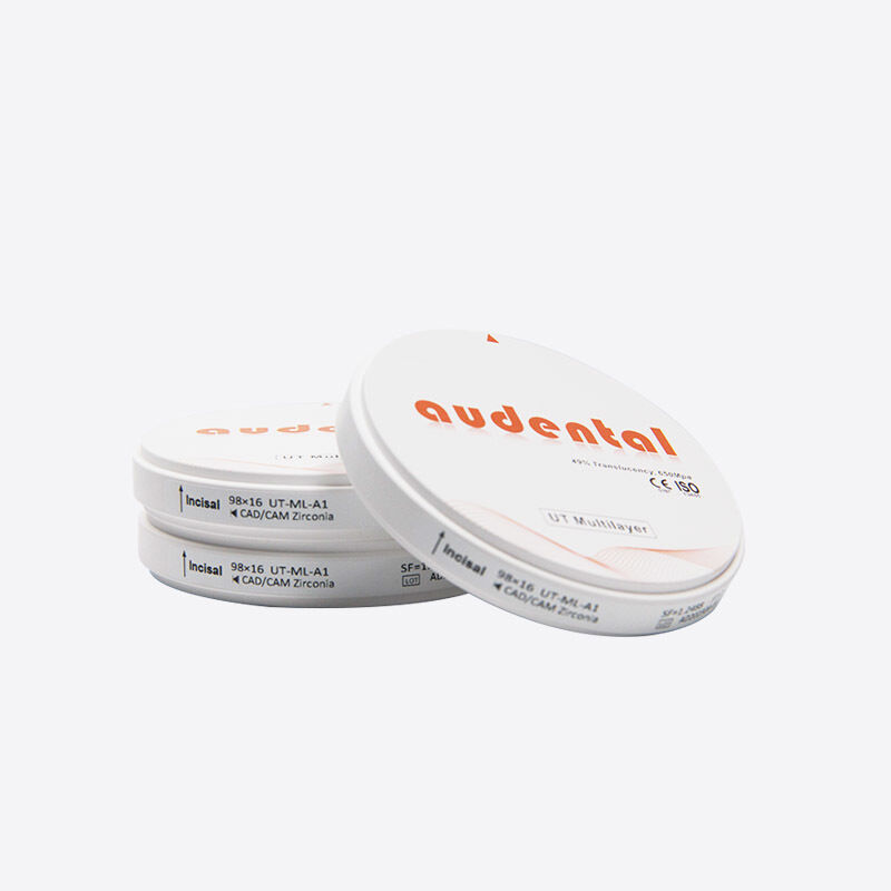 Khối Zirconia đa lớp được thiết kế chính xác có sức mạnh cân bằng và thẩm mỹ tự nhiên cho các ứng dụng nha khoa