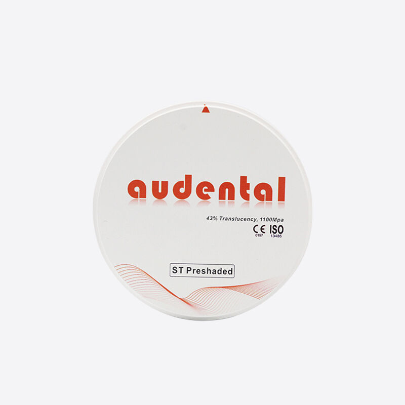 Pre shaded Zirconia Block cung cấp độ chính xác màu sắc tự nhiên và độ mờ cao phù hợp cho vương miện cầu và veneers