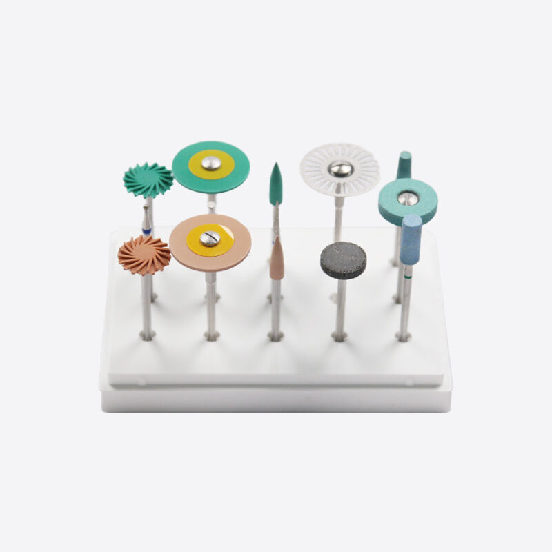 Zirconia Polishing Bur chuyên nghiệp dụng cụ nha khoa kim cương để đánh bóng zirconia pmma sáp với chứng nhận ce và năm