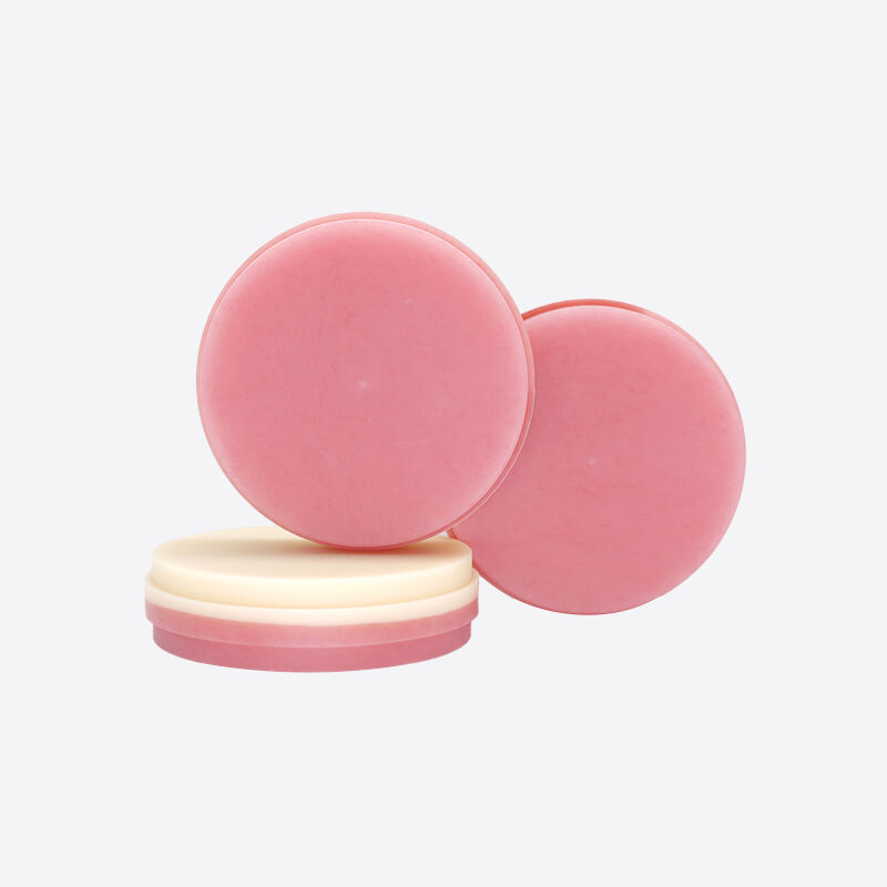 Nha khoa Pmma Block màu hồng A2 sắc thái răng miệng tự nhiên lý tưởng cho vương miện tạm thời cầu và khung răng giả