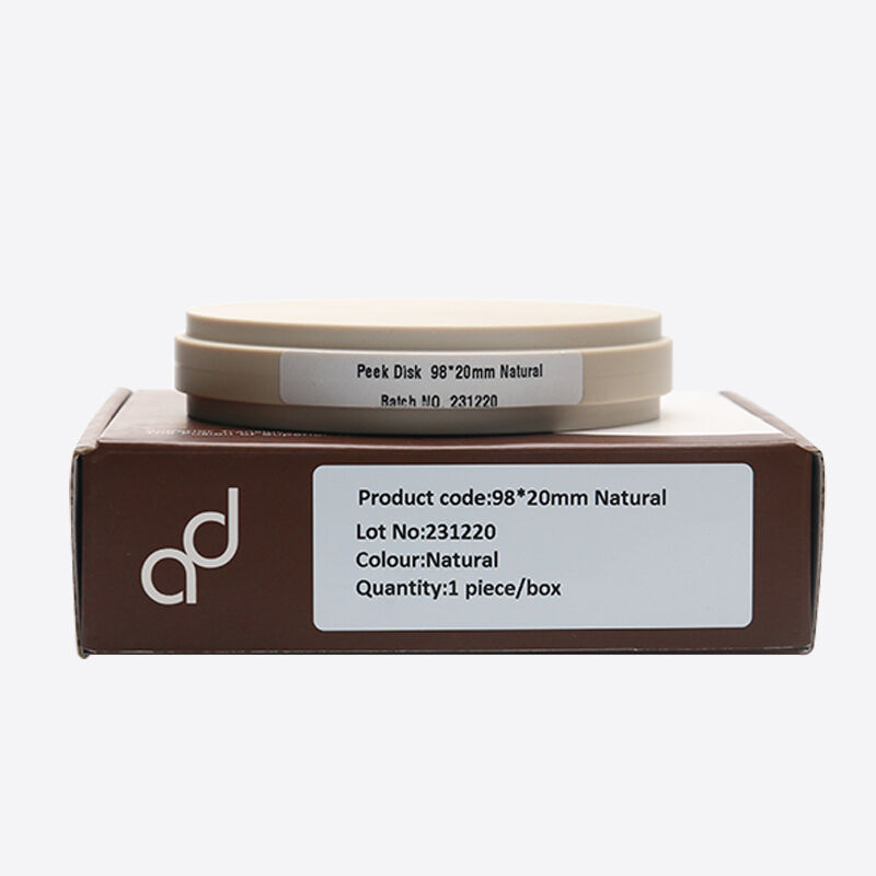 Dental Pmma Block được thiết kế cho vương miện tạm thời cầu răng giả đầy đủ và răng giả một phần với độ bền cơ khí cao