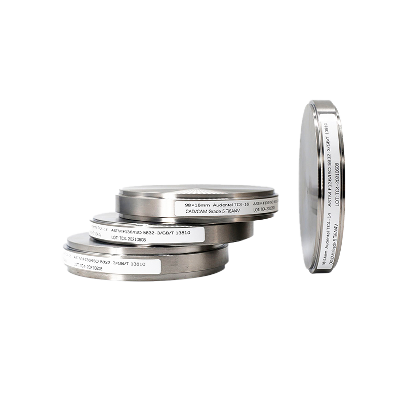 Cobalt Chrome Block cobalt chromium alloy disc designed for dental restorations crowns bridges and implant supported structures