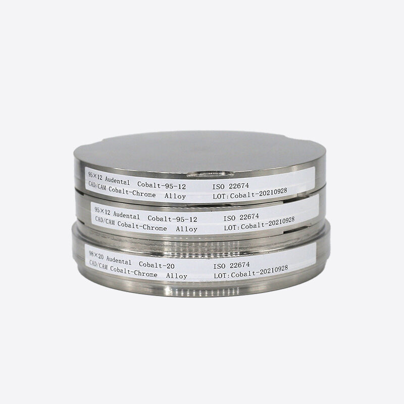 Đĩa hợp kim răng Cobalt Chrome Block cho hệ thống CAD CAM cung cấp khả năng gia công chống ăn mòn và độ bền cơ khí