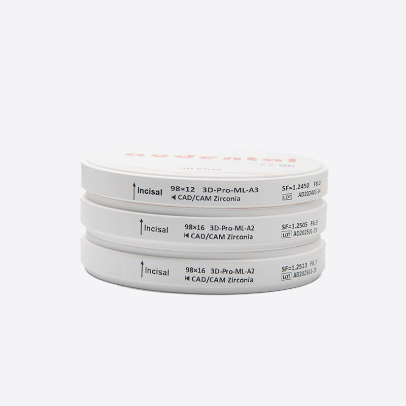 Dental Zirconia Block cung cấp sức mạnh và độ mờ cao lý tưởng cho việc phục hồi răng trước với màu sắc tự nhiên