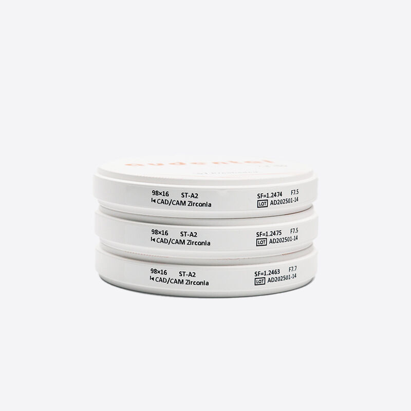 Bảng Zirconia Pre Shaded cung cấp kết quả màu sắc dự đoán và đồng nhất trong đầy đủ VITA 16 sắc thái cho phục hồi răng