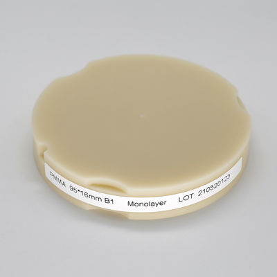 95mm Dental Milling Block PMMA Disc Mono PMMA trống