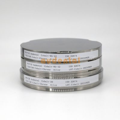 Audental CoCr Block Disc Dental Cobalt Chrome Alloy Disc cho hệ thống xay CAD CAM