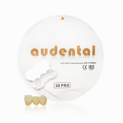 98/95/92mm Dental Zirconia Block với bề mặt mịn OEM / ODM