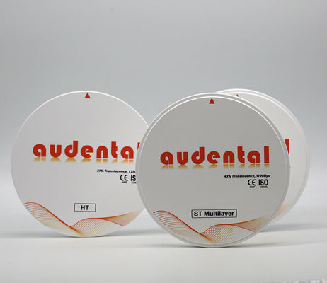 14mm Round Disc ST Multilayer Zirconia Block Vita 16 Màu xuyên suốt
