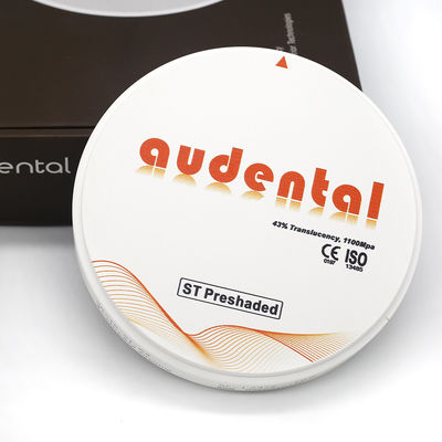 1100 MPa Sức mạnh Bảng Zirconia siêu trong suốt cho ghép răng