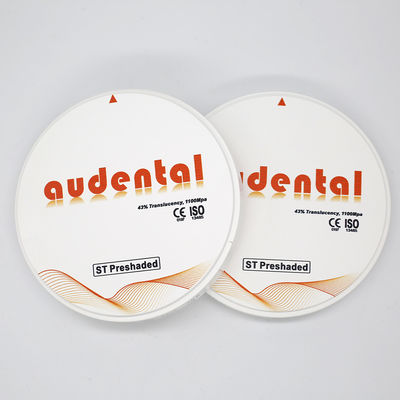 Audental Quá nhanh dễ dàng xử lý ST Bảng Zirconia được trang trí trước với hệ thống CAD / CAM