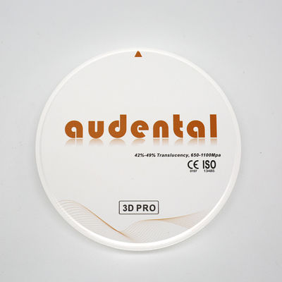 92/95/98mm Multilayer Dental Zirconia Block High Translucency cho khả năng sinh học hoàn hảo