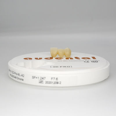 Multilayer nha khoa Zirconia Disc 3D cho CAD CAM hệ thống mài 98/95/92mm