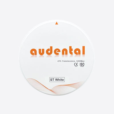 Đen tự nhiên Zirconia khối 1200Mpa Sức mạnh 43% Tấm xuyên suốt Có sẵn trong 16 màu sắc