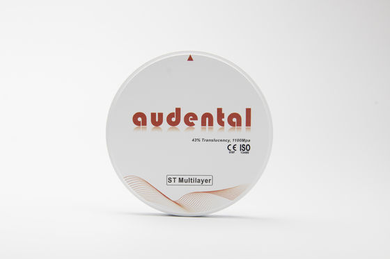 43% khối Zirconia đa lớp xuyên suốt để đạt được khôi phục răng tối ưu
