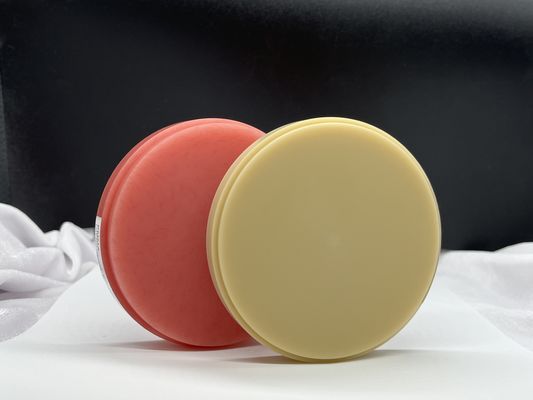 Audental nha khoa Pmma khối 98 * 10mm chính xác mài bền cho vương miện tạm thời